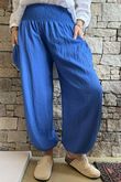 Basso Shirring Balloon Pant Soft Cobalt **